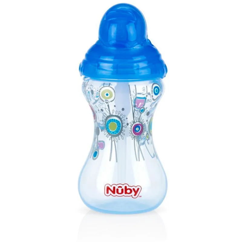 Taza con cañita 300 ml Azul*NUBY Online