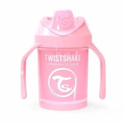 TWISTSHAKE Botellas Y Cantimploras-Taza de Asas 230 Ml Rosa Pastel