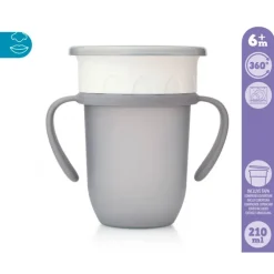 Taza Step 3 Gris con Asas*KIOKIDS New