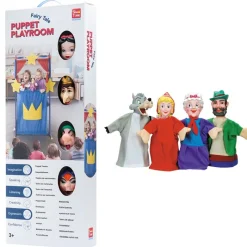 DRIM DISCOUNT Juegos Y Juguetes De Imitación-Teatro en Pie + Títeres Niña del Bosque Surtido