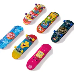 SPIN MASTER Figuras Y Figuras De Acción-Tech Deck Bob Esponja Pack 6 Monopatines