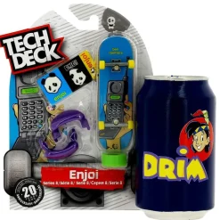 BIZAK Figuras Y Figuras De Acción-Tech Deck Mini Monopatín Enjoi Phone