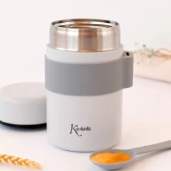 KIOKIDS Termos Y Papilleros-Termo papillero inox 500 ml Gris