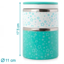 KIOKIDS Termos Y Papilleros-Termo solidos de 930ml inox azul