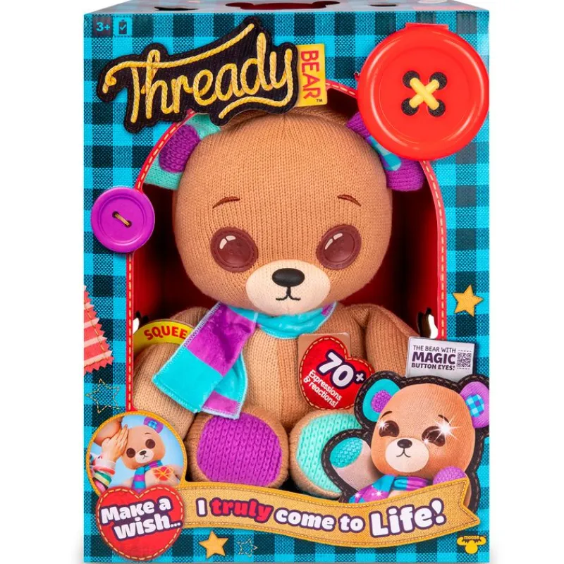 FAMOSA Electrónicos-Thready Bear Osito de Peluche Interactivo