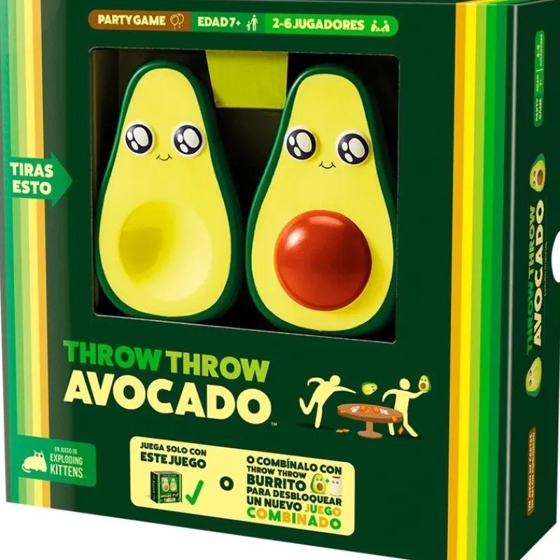 ASMODEE Amigos Y Familia-Throw Throw Avocado Juego de Mesa