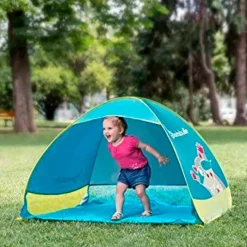 BADABULLE Accesorios Y Complementos De Viaje|Aire Libre-Tienda Anti-UV Azul Protección 50+