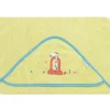 PETITE STAR Capas De Baño Para Bebés-Toalla bebé con capucha Jirafa Verde