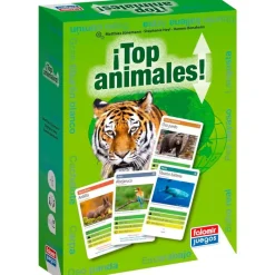 FALOMIR Juegos Y Juguetes Educativos|Amigos Y Familia-Top Animales Juego Cartas