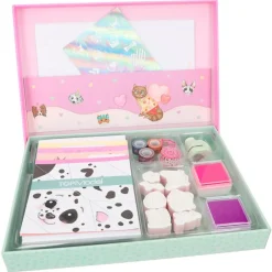 DEPESCHE Escolar-Top Model Set de Cartas Love Kitty and Doggy