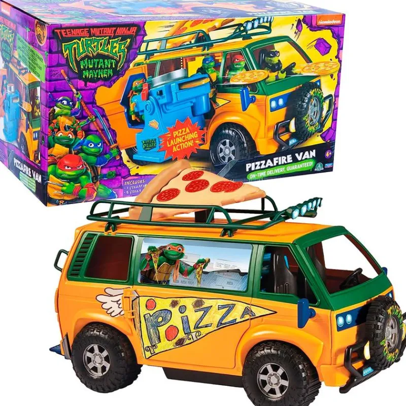 FAMOSA Vehículos, Trenes Y Parkings-Tortugas Ninja Furgoneta Pizza