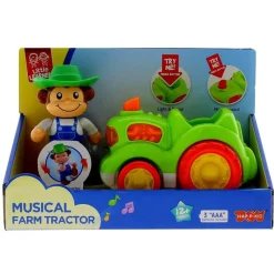 DRIM DISCOUNT Vehículos, Trenes Y Parkings-Tractor con Muñeco Granjero