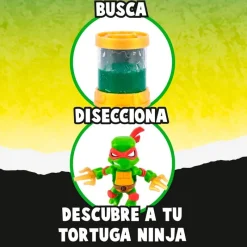 FAMOSA Manualidades|Figuras Y Figuras De Acción-Treasure X Sewer Tortugas Ninja Sorpresa