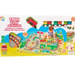 Tren City Adventures con Alfombra Infantil*CEFA Hot