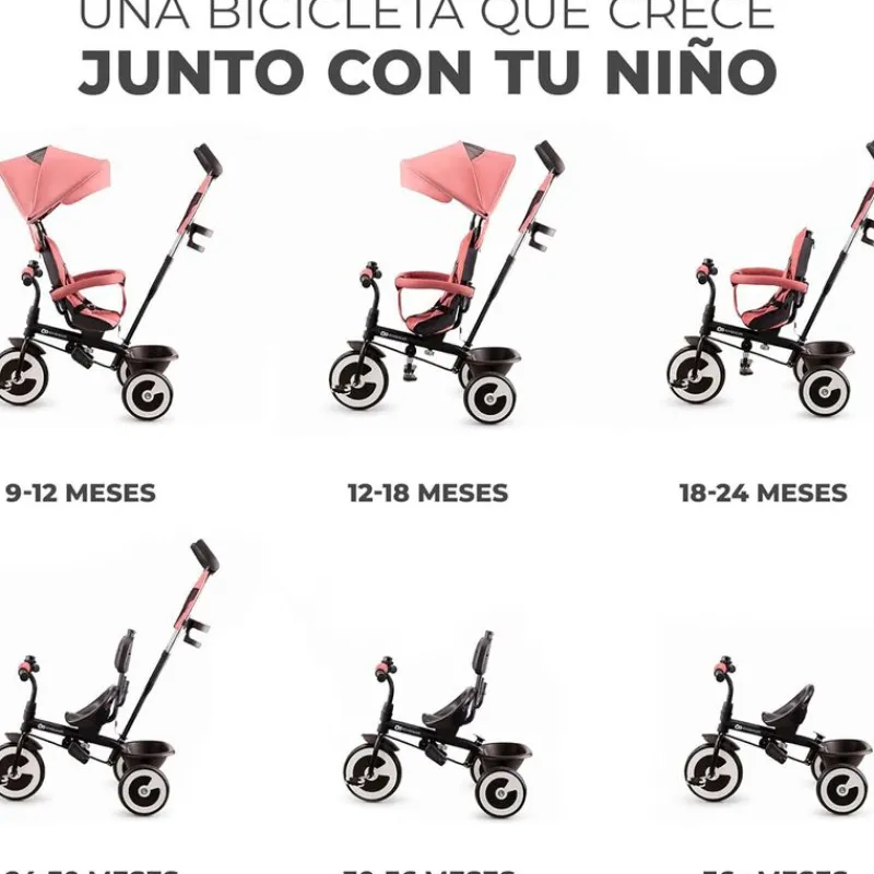 KINDERKRAFT Triciclos|Triciclos-Triciclo Aston Pink