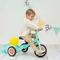 OLMITOS Triciclos|Triciclos-Triciclo multifunción 5 en 1 Gyro Mint