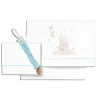 Triptico Sábanas cuna de 120*60 Elefante Bco/Az*INTERBABY Sale