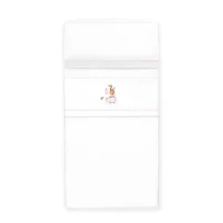 INTERBABY Ropa De Cuna-Triptico Sábanas cuna de 120*60 Rino Broche