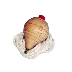 DRIM DISCOUNT Juegos De Madera|Aire Libre-Trompo de Madera con Cuerda