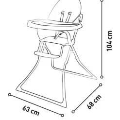 Trona Basica Estrellas Rosa*ASALVO