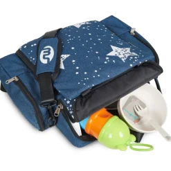 MS Tronas De Viaje-Trona blanda Stars Azul