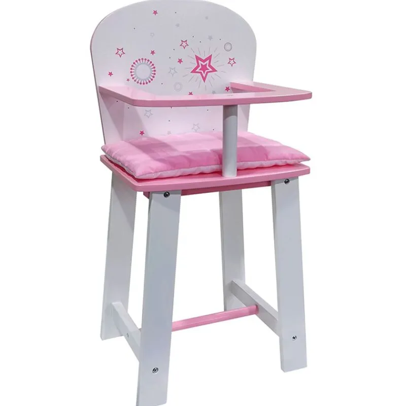 DRIM DISCOUNT Muñecas|Juegos Y Juguetes De Imitación-Trona de Madera