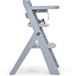 Trona madera gris con cojín Full Rosa*MS Outlet