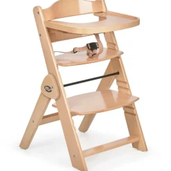 Trona madera plegable con cojín Full Gris*MS Sale