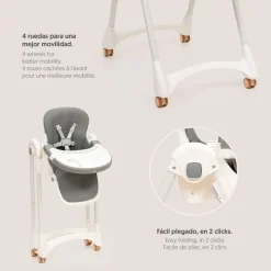 INTERBABY Tronas-Trona Pratic Polipiel Gris