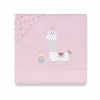 BIMBI DREAMS Ropa De Cuna-Tríptico de Sábanas de Cuna 60*120 Llama Rosa
