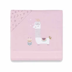 BIMBI DREAMS Ropa De Cuna-Tríptico de Sábanas de Cuna 60*120 Llama Rosa