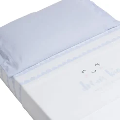 Tríptico de Sábanas de Cuna de 60/70 cm Cloud Azul*BONJOURBÉBÉ Best