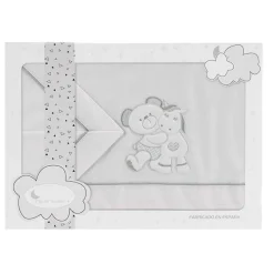 Tríptico Sábanas Para Cuna 60*120 Pony Gris*INTERBABY Hot
