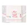 Tríptico sábanas 140x80 Jirafa Rosa*PIRULOS Online