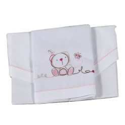 Tríptico sábanas 140x80 Look Rosa*PIRULOS New