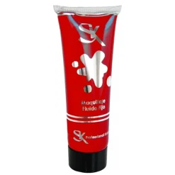 DRIM DISCOUNT Halloween|Disfraces Y Complementos-Tubo de Maquillaje Fluido en Color Rojo