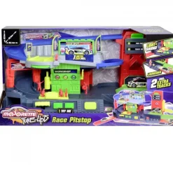 MAJORETTE Vehículos, Trenes Y Parkings-Tune Up Race Pitstop Parking