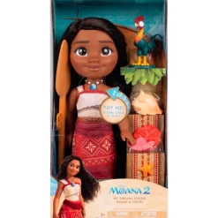 JAKKS PACIFIC Muñecas-Vaiana 2 Mi Amiga Musical Muñeca Vaiana & HeiHei