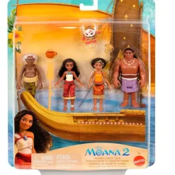 MATTEL Muñecas-Vaiana 2 Tripulación Canoa de Vaiana
