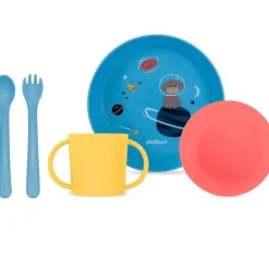 MINILAND Vajillas Infantiles-Vajilla Aprendizaje Explore 5 piezas