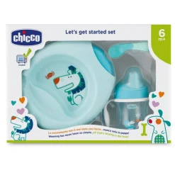 Vajilla Infantil de 3 piezas +6 Meses Azul*CHICCO Discount