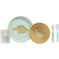 Vajilla Para Microondas 5 Piezas Dinos*SARO Best