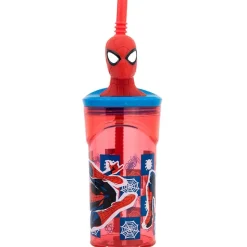 Vaso Spiderman Figura 3D 360 ml*STOR