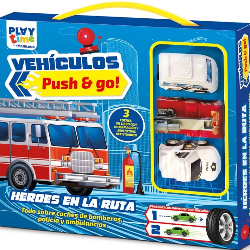 Vehículo Puxh & Go Héroes en Ruta*DRIM DISCOUNT Hot