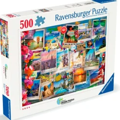 RAVENSBURGER Puzzles Y Construcciones-Viajes por el Mundo Puzzle 500 Piezas