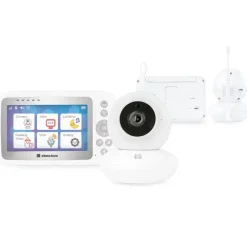 KIKKABOO Vigilabebés|Seguridad En El Hogar-Vigilabebe Video 4.3" Aneres