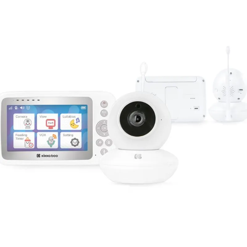 KIKKABOO Vigilabebés|Seguridad En El Hogar-Vigilabebe Video 4.3" Aneres