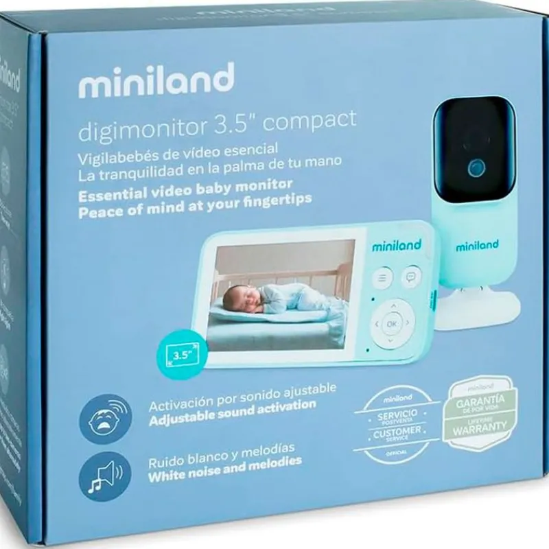 Vigilabebés con Cámara 3,5" Compacto*MINILAND Online