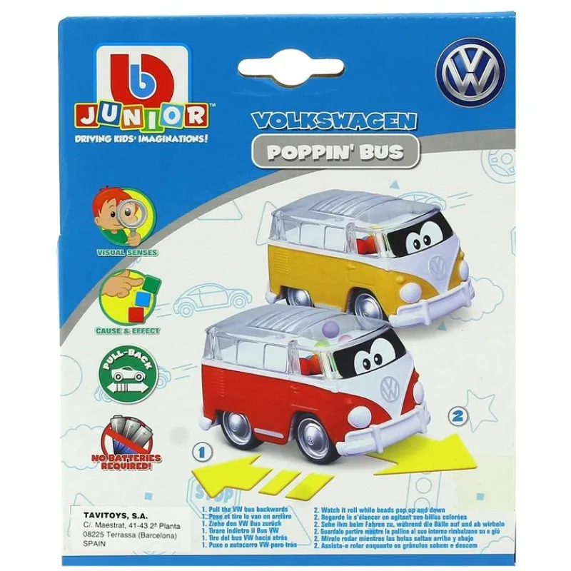 BURAGO Vehículos, Trenes Y Parkings-Volkswagen Poppin Bus Surtido