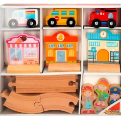 Woomax Pista y Vehículos de Madera*COLOR BABY Sale